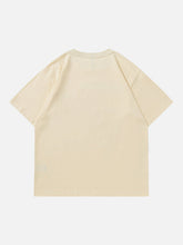 Foam Printing Pizza Print Tee